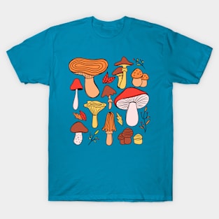 Autumn Mushrooms T-Shirt